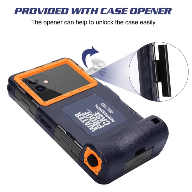 Waterproof Professional Up 6.9 for Case And to UrbanX Underwater Photo LCD Snorkeling J2 all Lanyard Protective Surfing BLU Video Swimming Phones Inch Diving Housing [15m/50ft] with