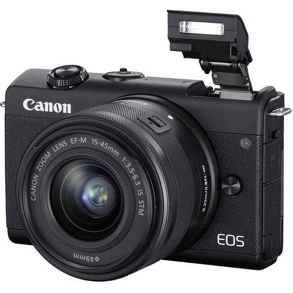 with Canon Digital Mirrorless M200 Lens 15-45mm More (3699C009) Camera EOS +