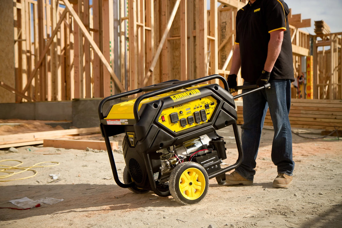 Watts Portable Hook 15,000/12,000 Generator Start Equipment Champion with Power and Lift Electric