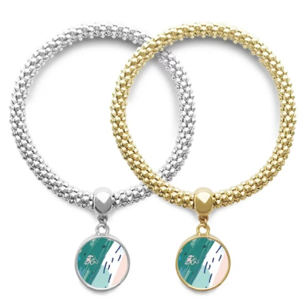Bracelet Bangle Pendant s Rivers Jewelry Chain Pattern Couple Art Lover