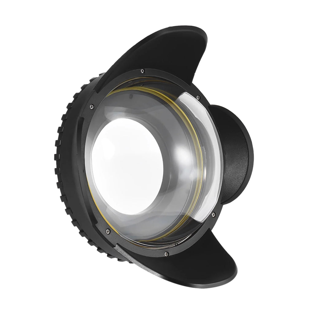 Port Lens Fisheye Case 197ft 197ft Cover Cover 67mm Round MEIKON Cover Dome 60m/ 60m/ Port Case Case Port 197ft Lens Waterproof Camera Shade Adapter Waterproof Shade 60m/ Port,Shade Wide Wide Lens