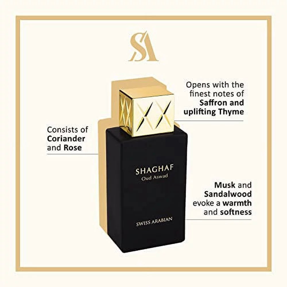Aswad - Seductive, of 2.5 The Swiss Dubai Luxury Shaghaf From - Oz - Arabia Luxurious Oud Aroma 1) Signature 2.50 A Ounce Arabian Products (Pack Scent - Of