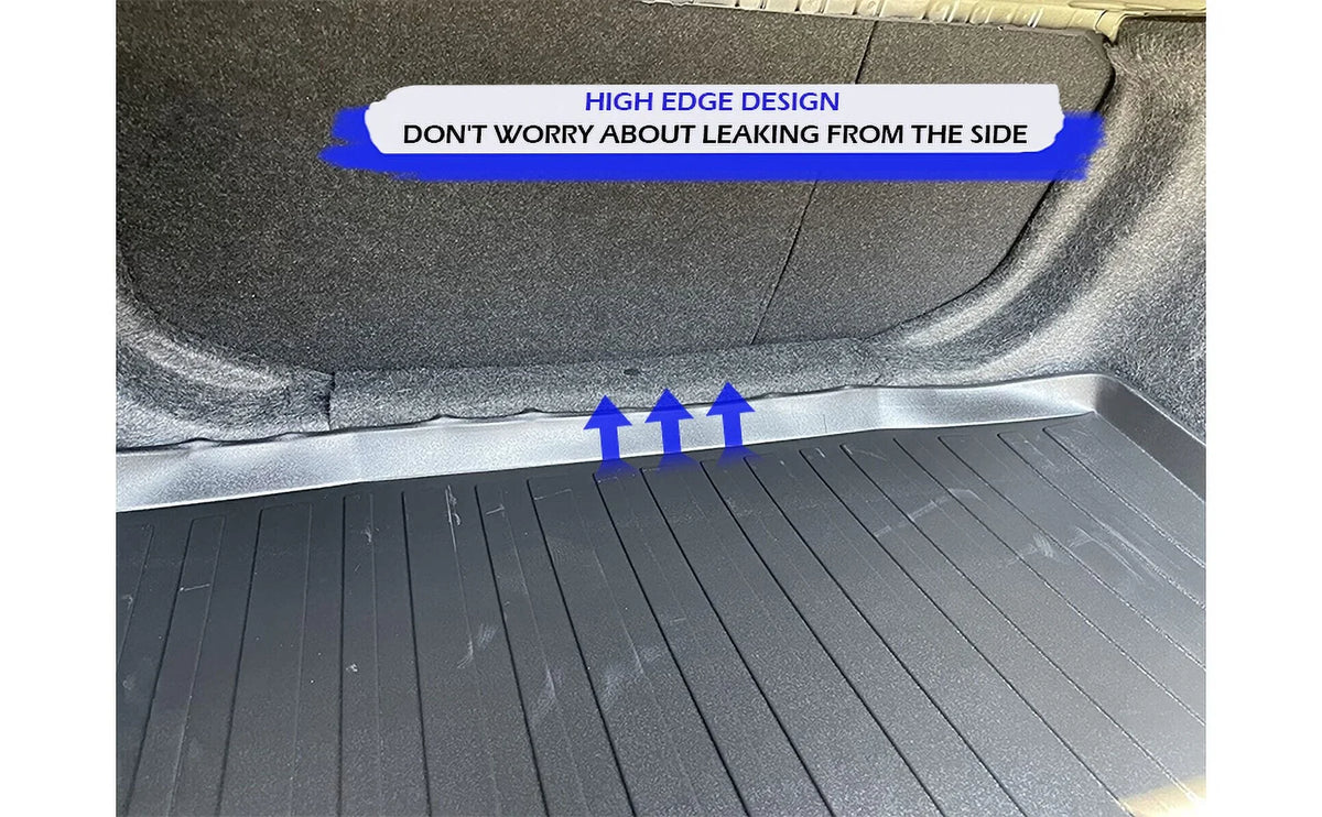 Non-Slip – Trunk – Raised Cargo Car Pre-Cut for Liner Mat Civic Trunk climate-Resistant Design 2016-2021 Lip Mat EACCESSORIES Laser – Install for Easy Trunk Sedan Rubber to – Honda Cars – with EA Mats