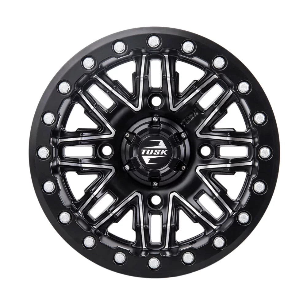 Can-Am Limited Machined/Black 14x7 Pro Wheel HD10 4/137 Defender Nebo Beadlock For 2021-2022 + 3.0 4.0 Tusk