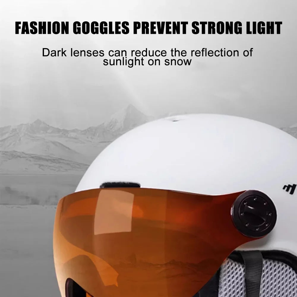 Windproof Skateboard Gear MOON Cycling Skiing Safety - Winter Snowboard Helmets
