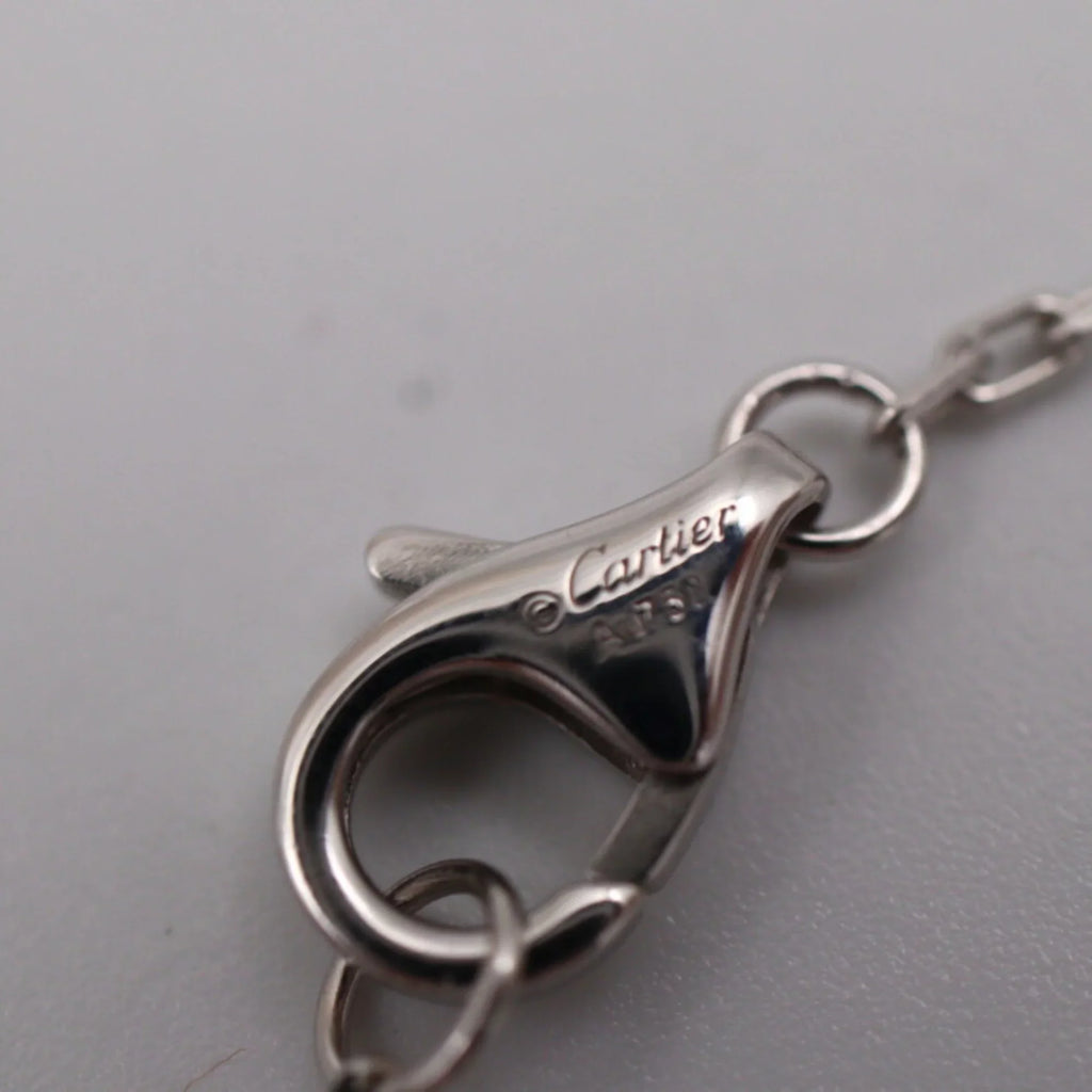 pendant CRB7224532 black 750 white gold necklace ceramic Pre-Owned (Good) CARTIER Trinity K18WG diamond Cartier