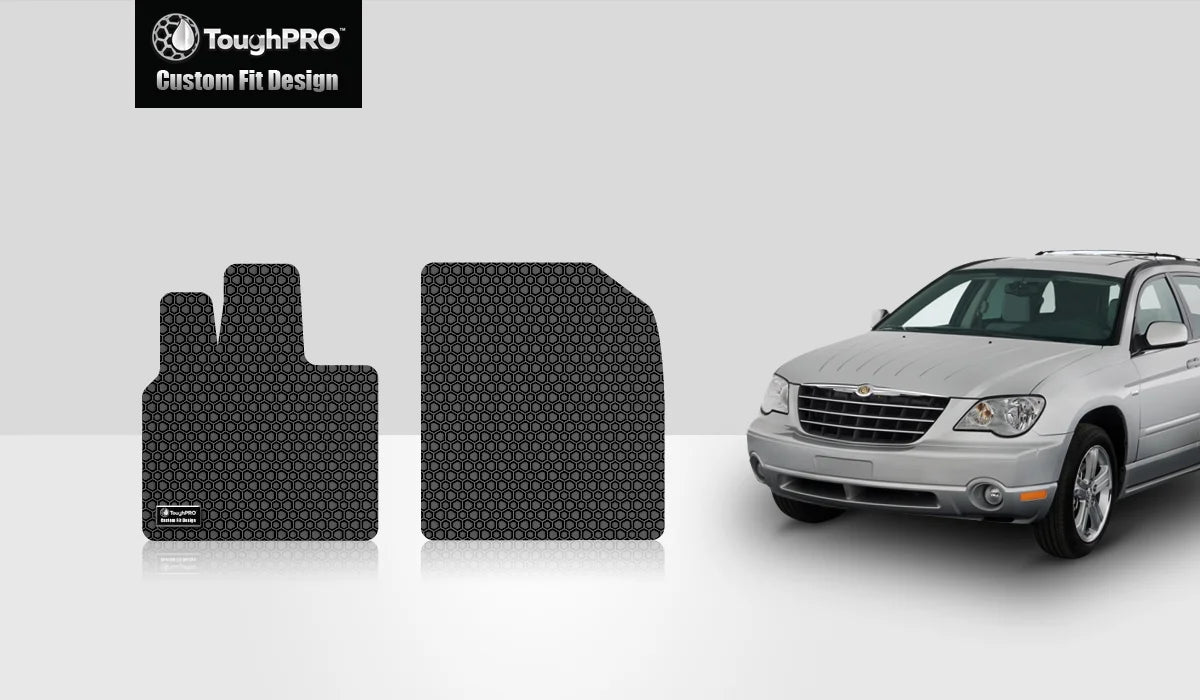 climate in Compatible - Duty ToughPRO Black - USA) (Made Mats Heavy All Pacifica - Two 2005 CHRYSLER - Rubber Front with
