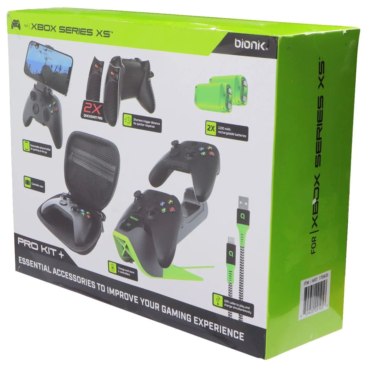 for Black Series Kit XBOX Accessories - NEW XS Green Neon + Bionik / Pro