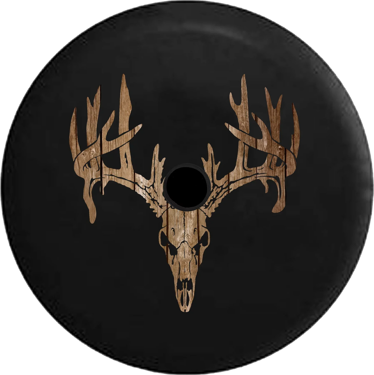 Tire Cover Hunting 2019 Skull 2018 Spare JL for Ghost Jeep RV Wrangler Skulls Antlers Deer 32 Camera Inch Backup Dark