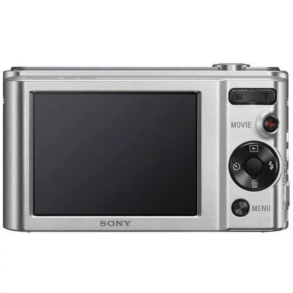Bundle Camera + Accessories (Silver) Cyber-shot Digital DSC-W800 Deal-Expo
