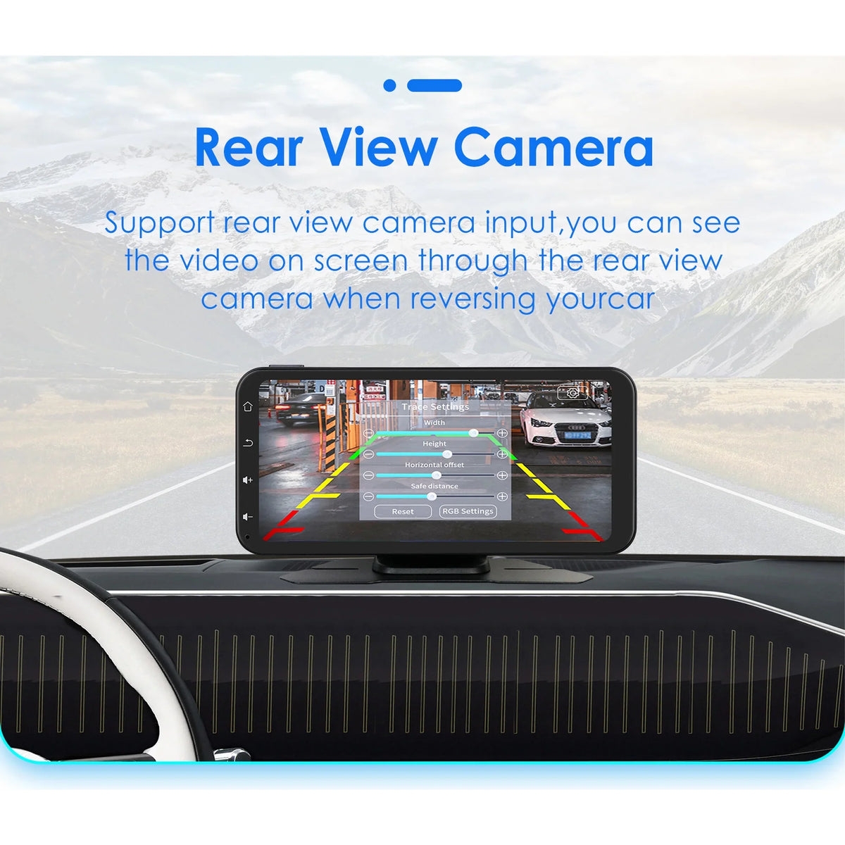 Receiver Hizpo With Backup Bluetooth Unit Head Android GPS Camera 6.25 Auto FM Inch Adjustable And Carplay Navigation Radio Stereo Car 360° Touchscreen