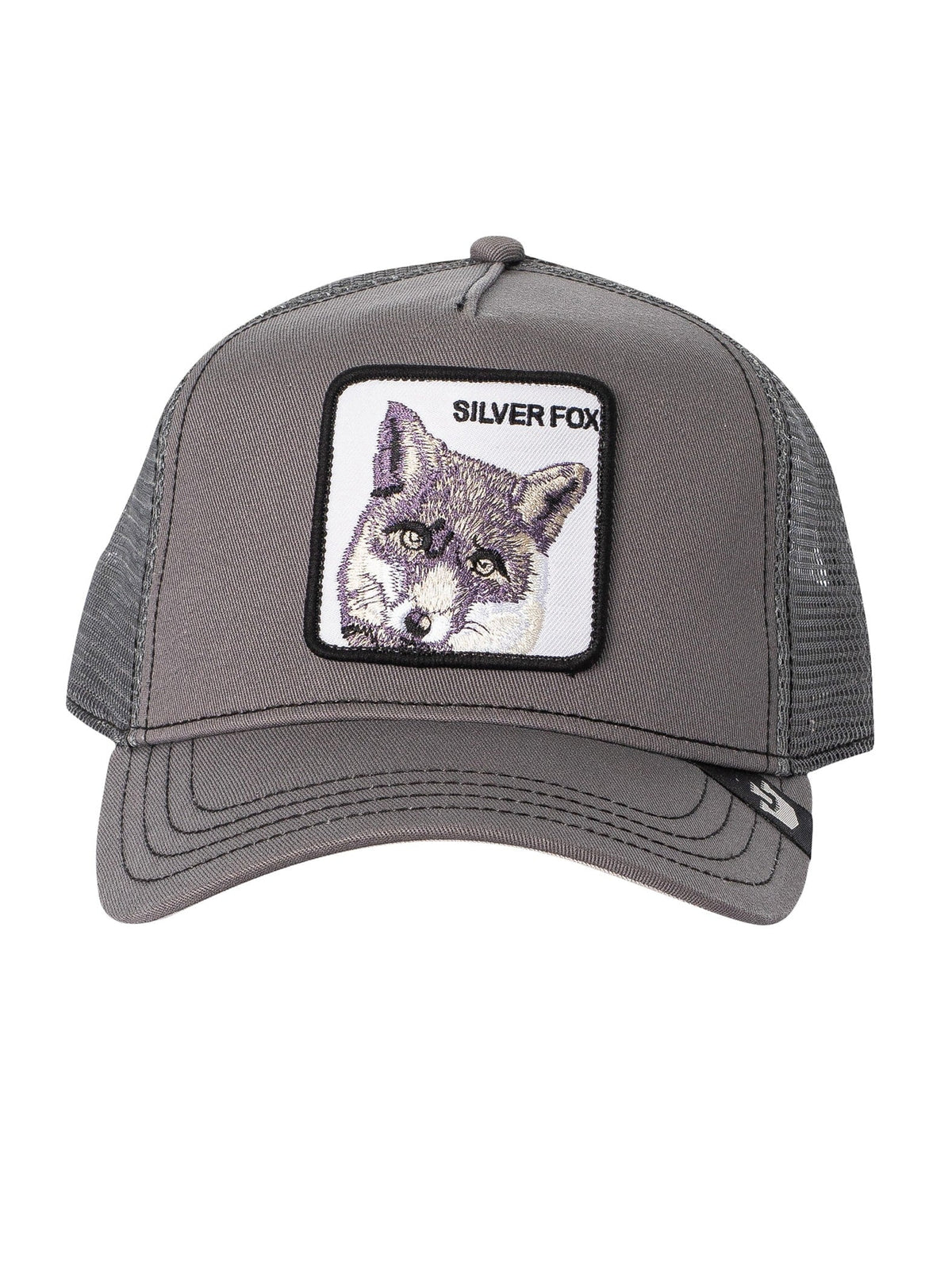 Silver The Fox Trucker Bros. Grey Goorin Cap,