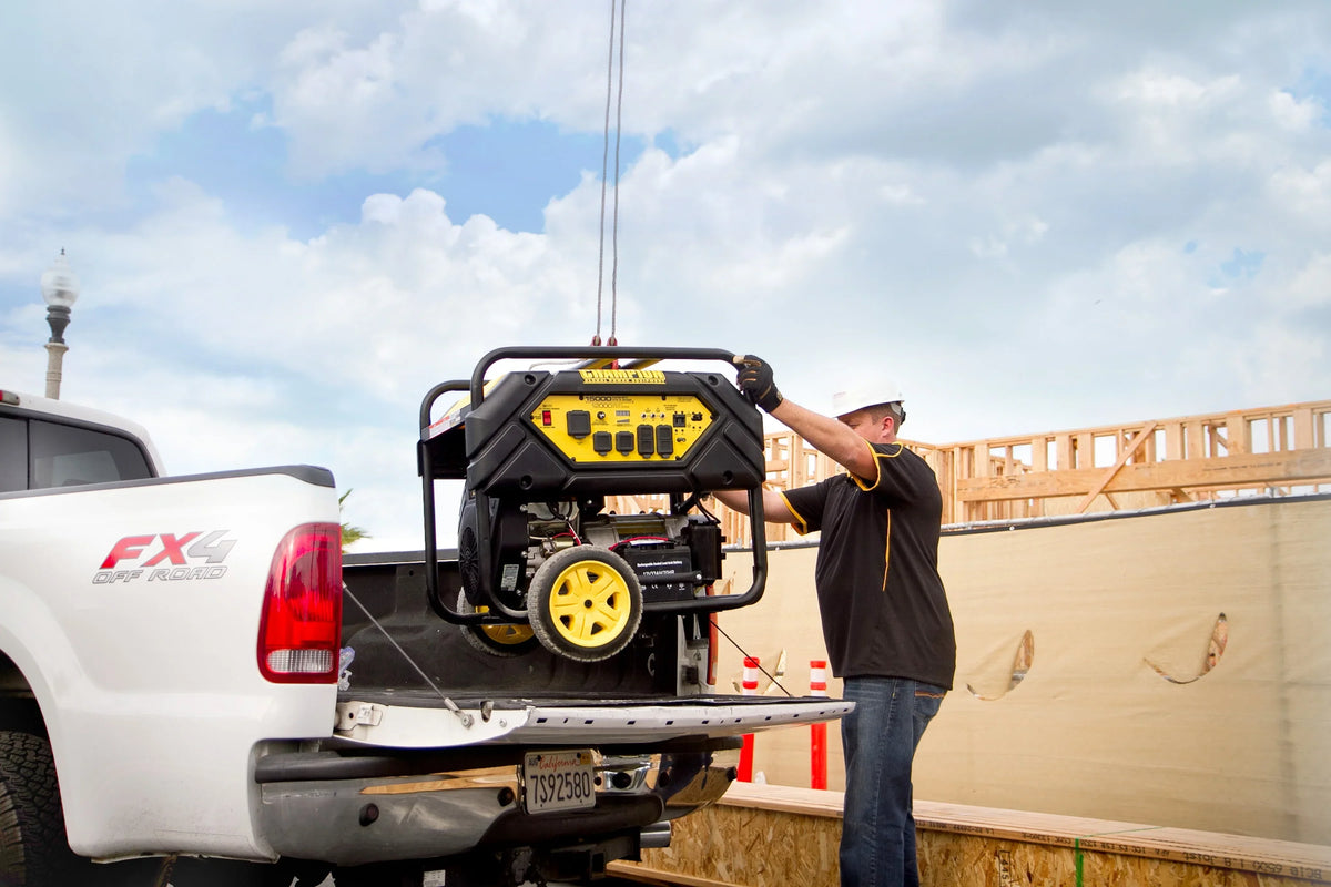 Watts Portable Hook 15,000/12,000 Generator Start Equipment Champion with Power and Lift Electric