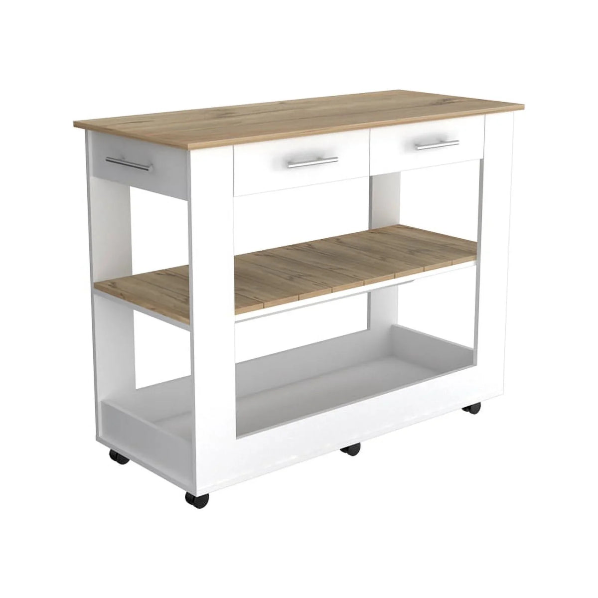 Square Home Island Utility with Wood and Set Kitchen 2-Piece Sink