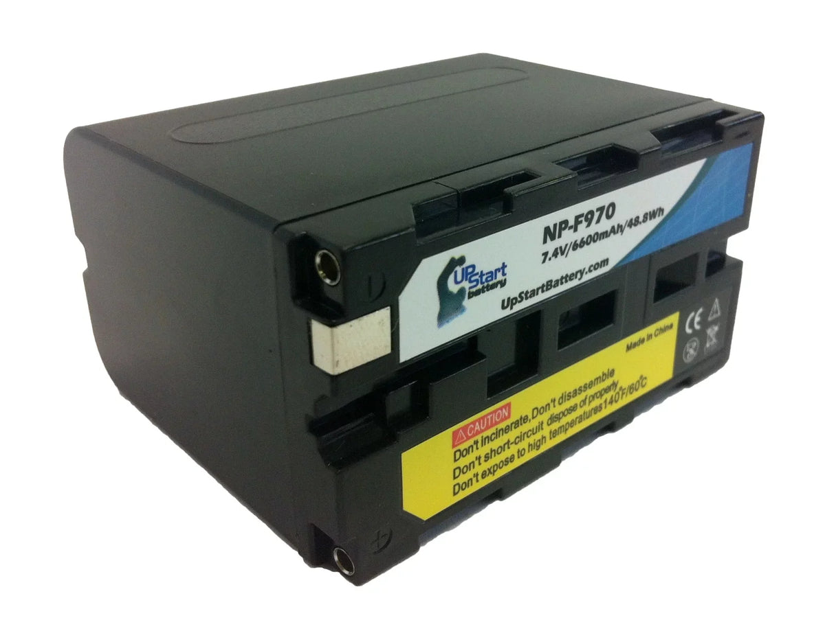 Battery Replacement - Capacity 7.4V, Battery Lithium-Ion) Digital Capacity UpStart for GV-A500 High Camera Battery (6600mAh, - High Pack NP-F970 2x