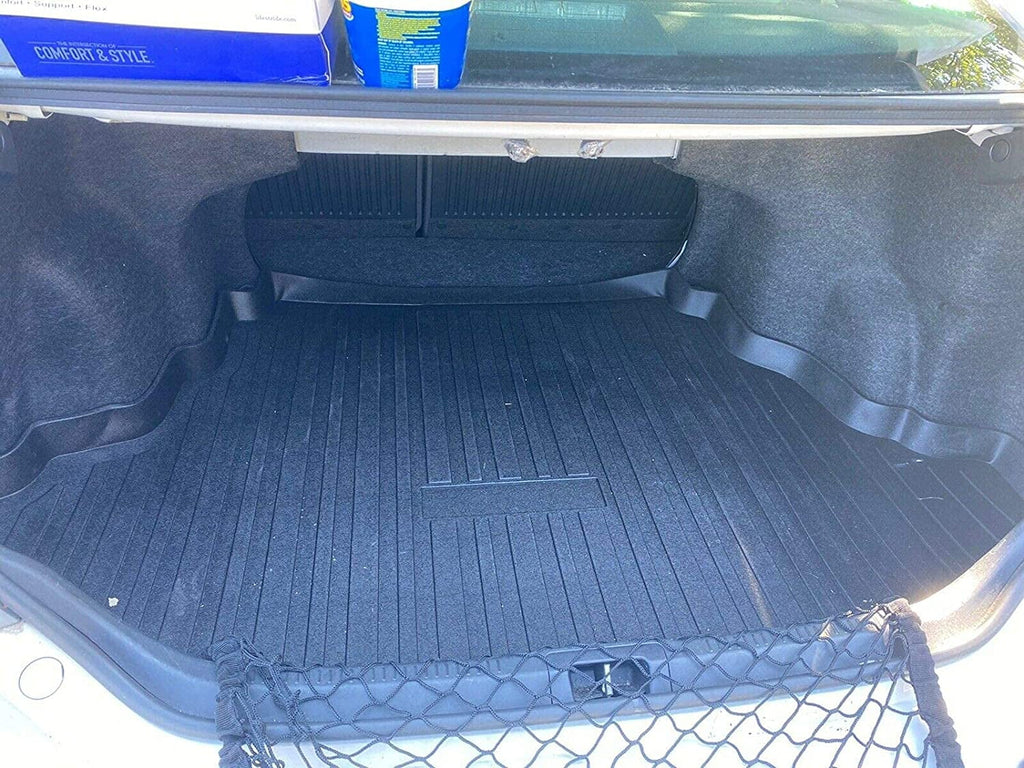 – – Pre-Cut – climate-Resistant Liner Easy for Trunk Mat Install Cars Laser Mats Car Mat Trunk EACCESSORIES Non-Slip Lip to Rubber Design for – with – Camry Raised EA Cargo Toyota 2012-2017 Trunk