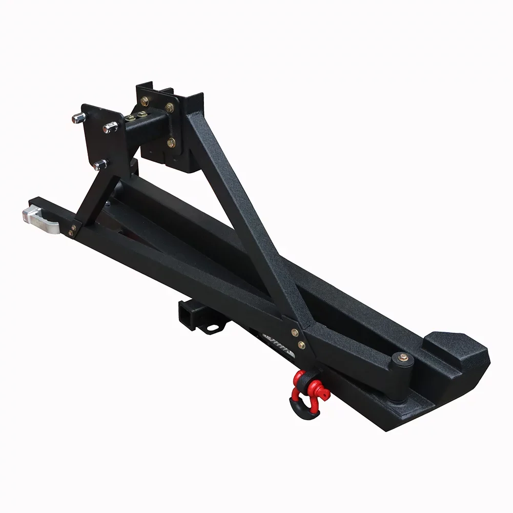 1984-2001 XJ Steel Bumper Carrier Ronghui & Lights Jeep Rear Tire W/Spare Cherokee For