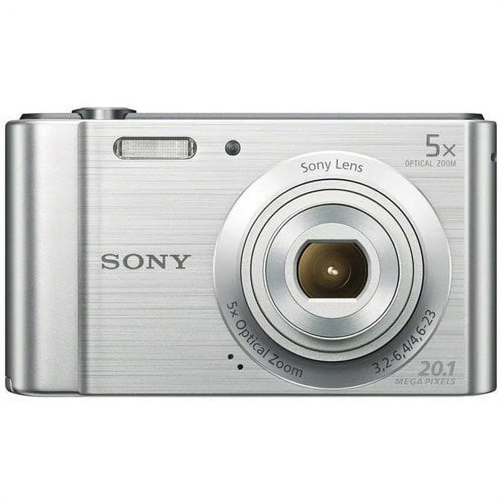 Bundle Camera + Accessories (Silver) Cyber-shot Digital DSC-W800 Deal-Expo