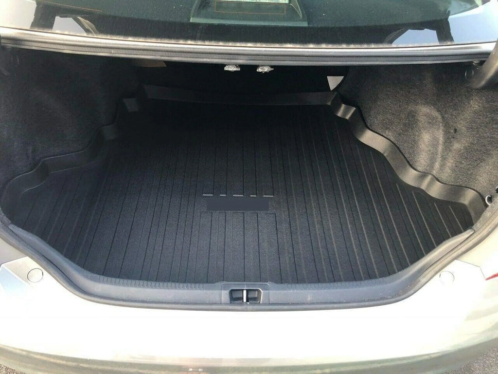 – – Pre-Cut – climate-Resistant Liner Easy for Trunk Mat Install Cars Laser Mats Car Mat Trunk EACCESSORIES Non-Slip Lip to Rubber Design for – with – Camry Raised EA Cargo Toyota 2012-2017 Trunk