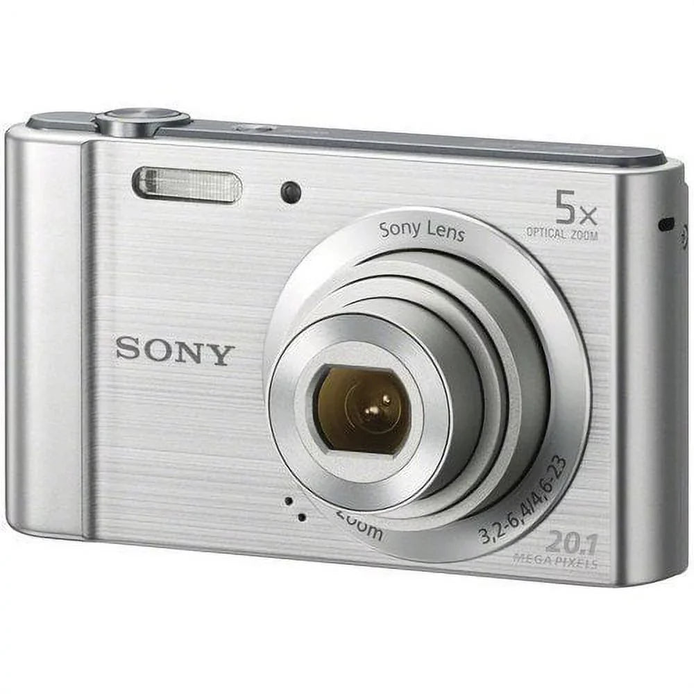 Bundle Camera + Accessories (Silver) Cyber-shot Digital DSC-W800 Deal-Expo