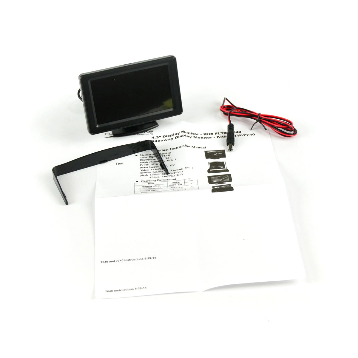 Monitor Color FLTW-7640 Brandmotion Display