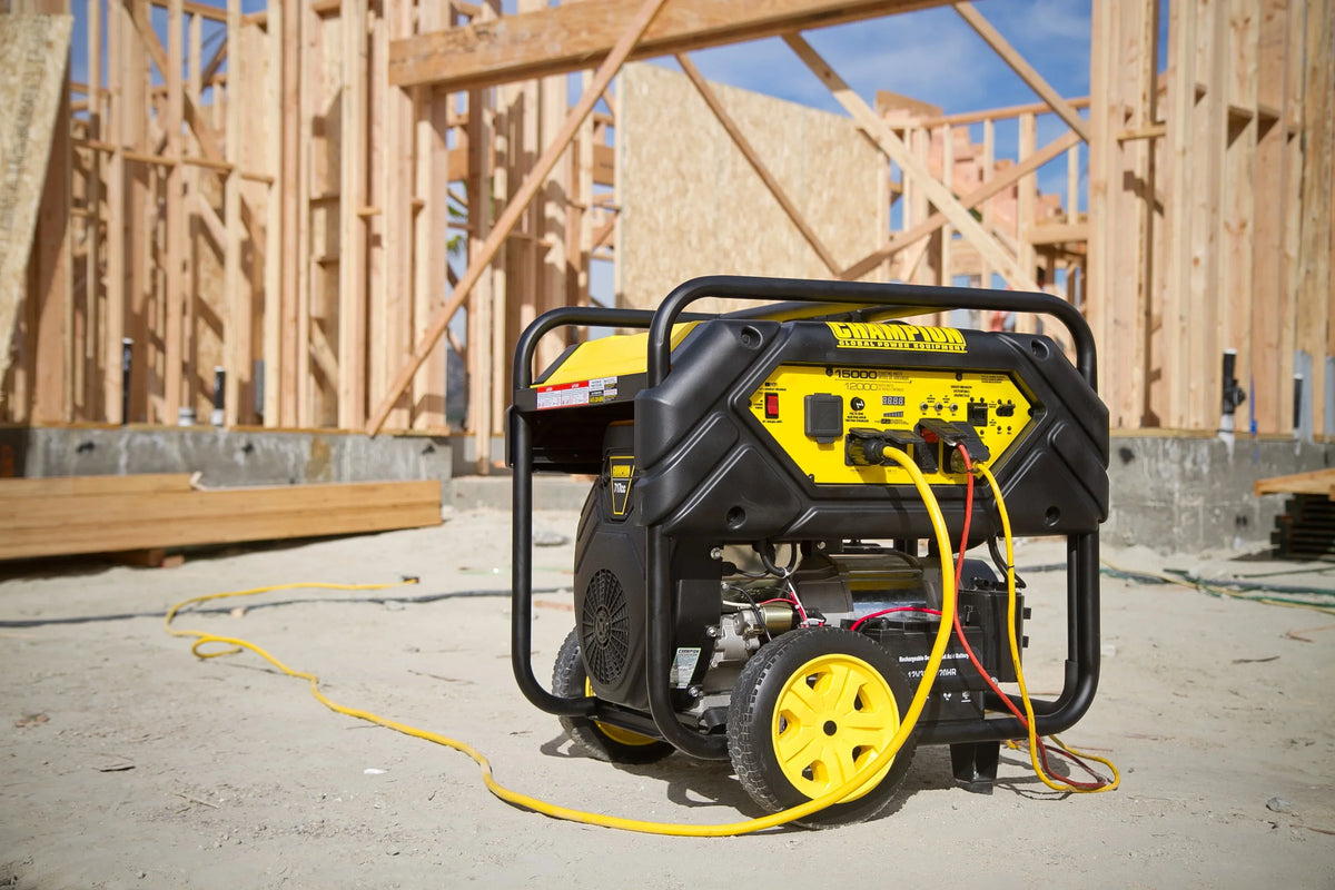 Watts Portable Hook 15,000/12,000 Generator Start Equipment Champion with Power and Lift Electric