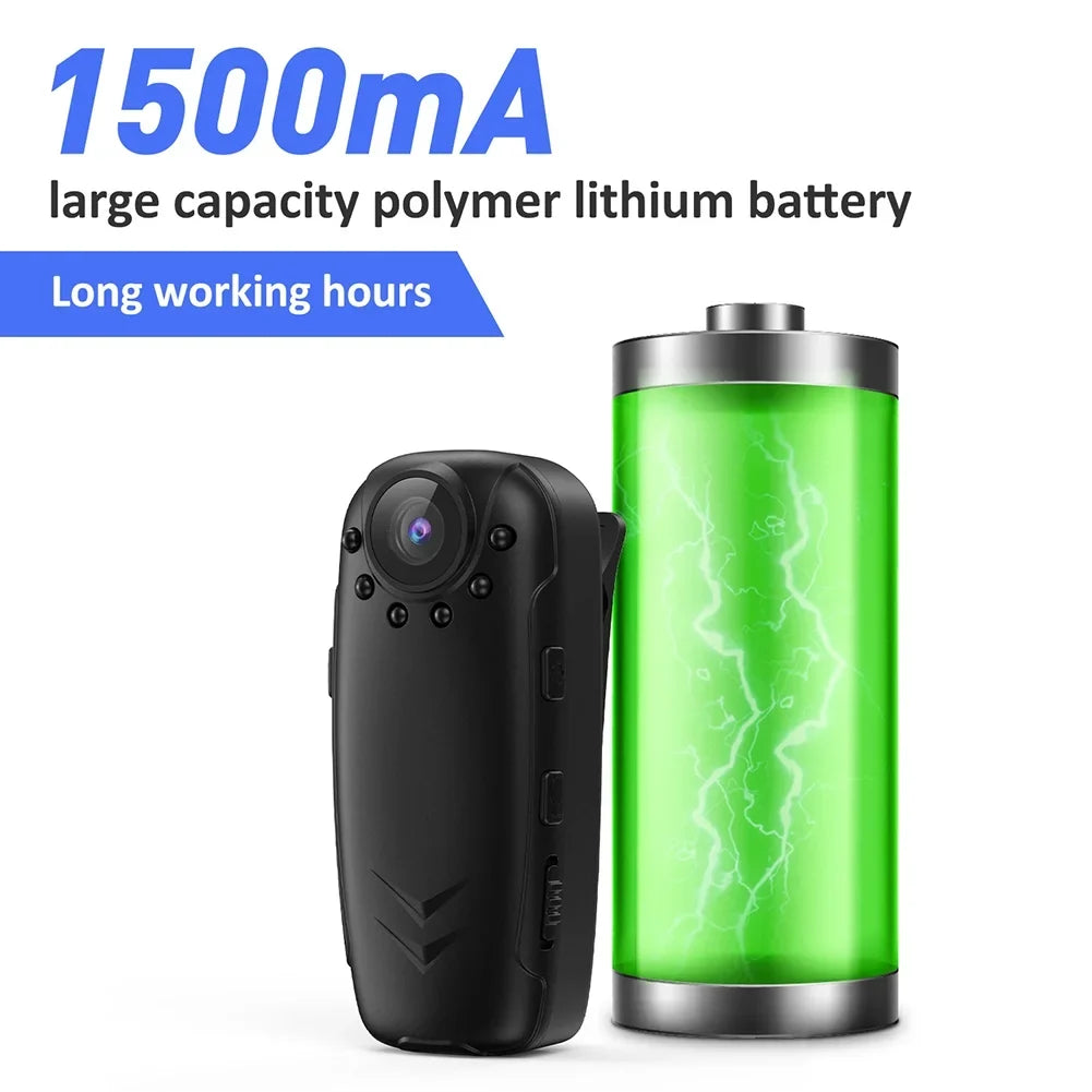 Wide Camera Law Night Digital Function Portable Body Camera Angle Infrared Mini Video Enforcement With Motion Recorder Detection