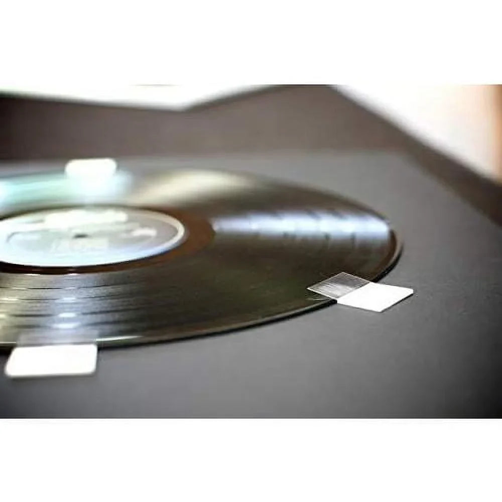 (Brushed Vinyl Silver LP Frame Frame) Disc / 12" Black Matting Picture Record Display