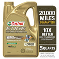 Quarts 5W-20 Advanced 5 Castrol EDGE Motor Performance Synthetic Oil, Full Extended