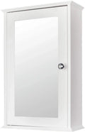 Organizer Bathroom Storage Door 2 White Single Wall Adjustable Mount BSL Cabinet with and Medicine Shelves Cabinet Mirrored