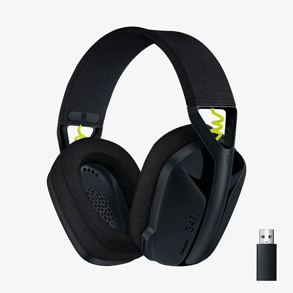 Headset Lightspeed Ps4, Compatible Switch, Gaming Pc, Wireless Lightweight Battery, Mobile Over-Ear G435 Ps5, Dolby And Headphones, Nintendo Built-In Logitech Bluetooth With Atmos, 18H Mics,