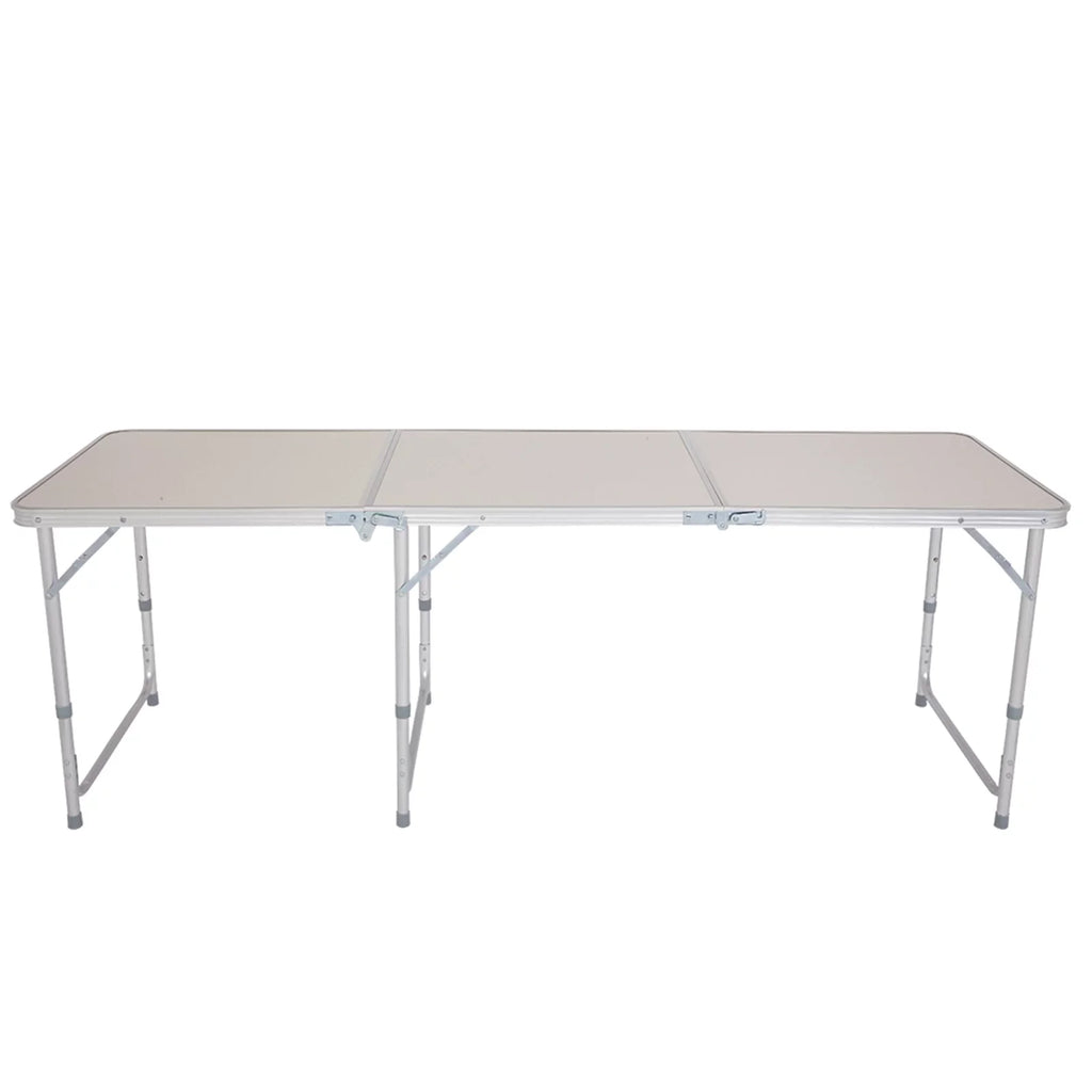 Aluminum Alloy White Table, Folding for Indoor, exterior Table