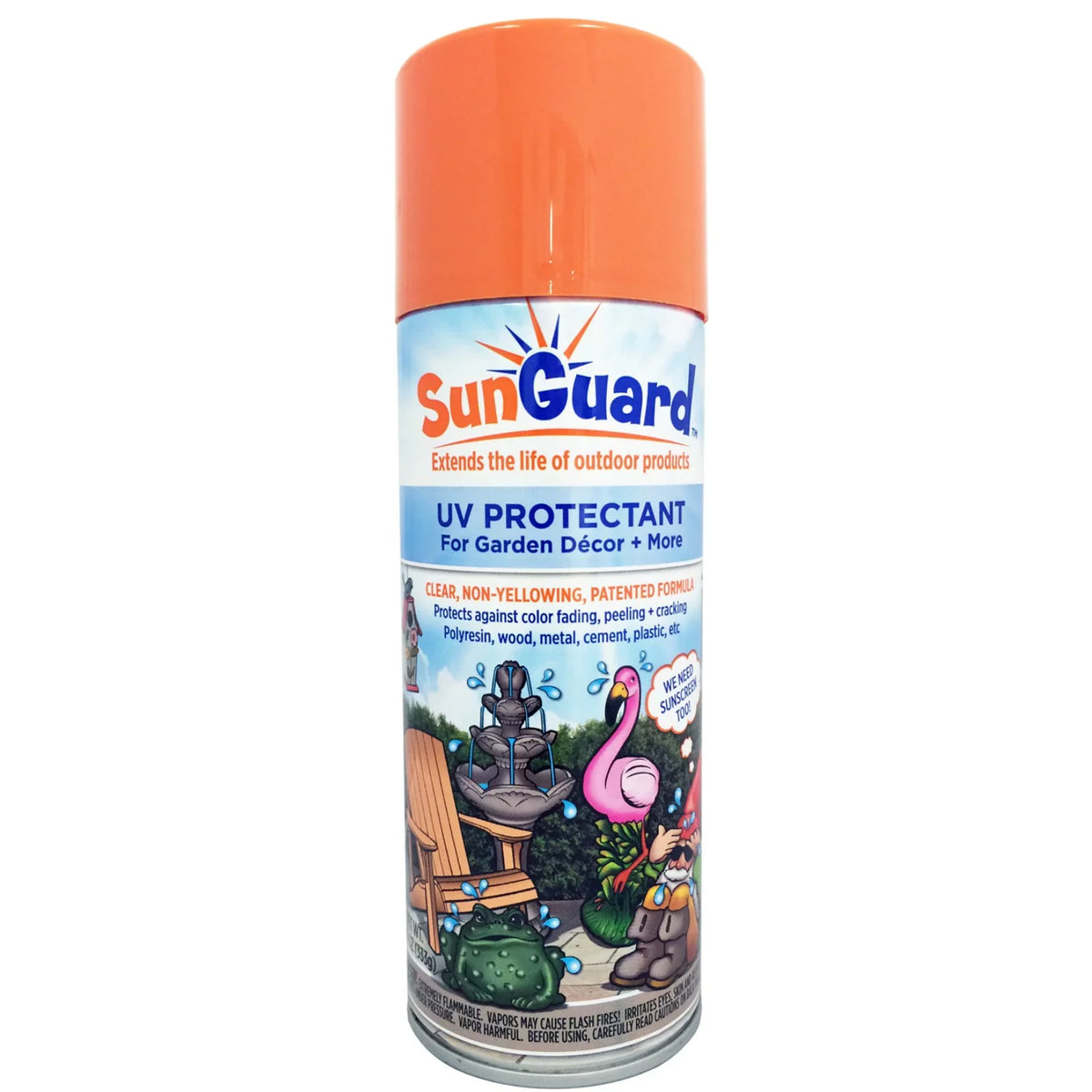 and & exterior Cracking Protectant SUNGUARD Peeling Fading Decor, for Spray More Prevents Furniture UV (6-Pack)