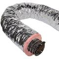 R6 Flex QuietFlex 25' Duct 6"Silver Insulated Flexible