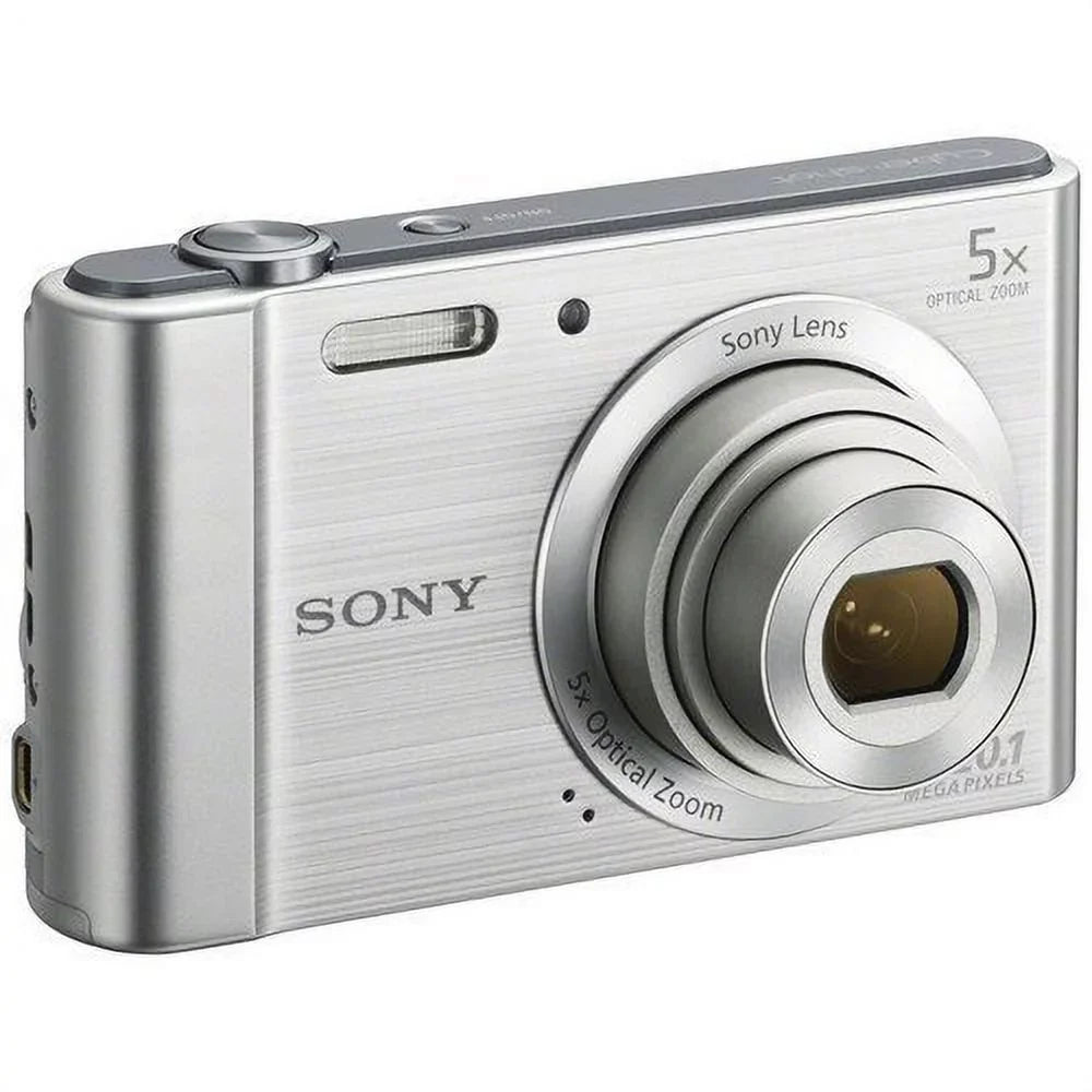 Bundle Camera + Accessories (Silver) Cyber-shot Digital DSC-W800 Deal-Expo
