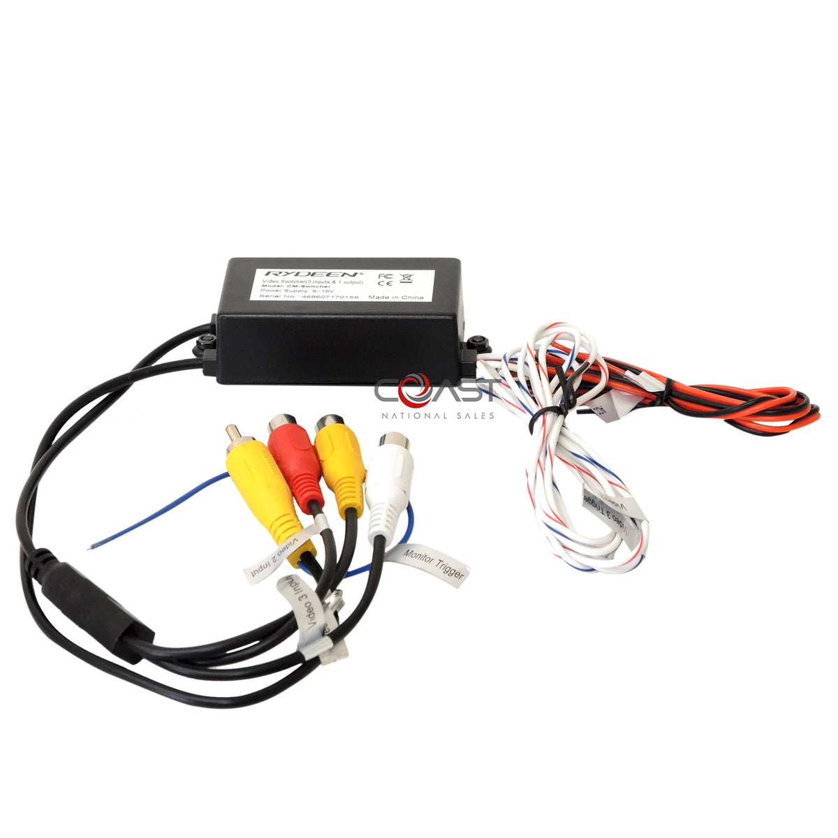 Unit 3 In-Dash For Rydeen CM-Switcher Video Switcher Multimedia Inputs/1 Output