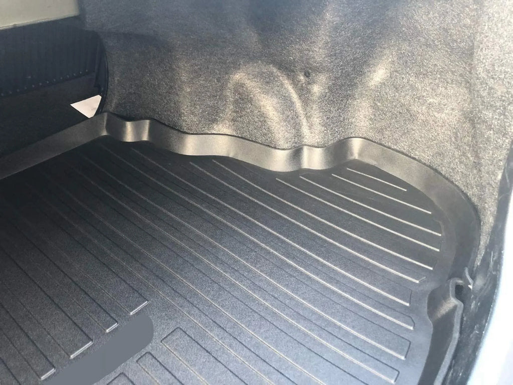 – – Pre-Cut – climate-Resistant Liner Easy for Trunk Mat Install Cars Laser Mats Car Mat Trunk EACCESSORIES Non-Slip Lip to Rubber Design for – with – Camry Raised EA Cargo Toyota 2012-2017 Trunk
