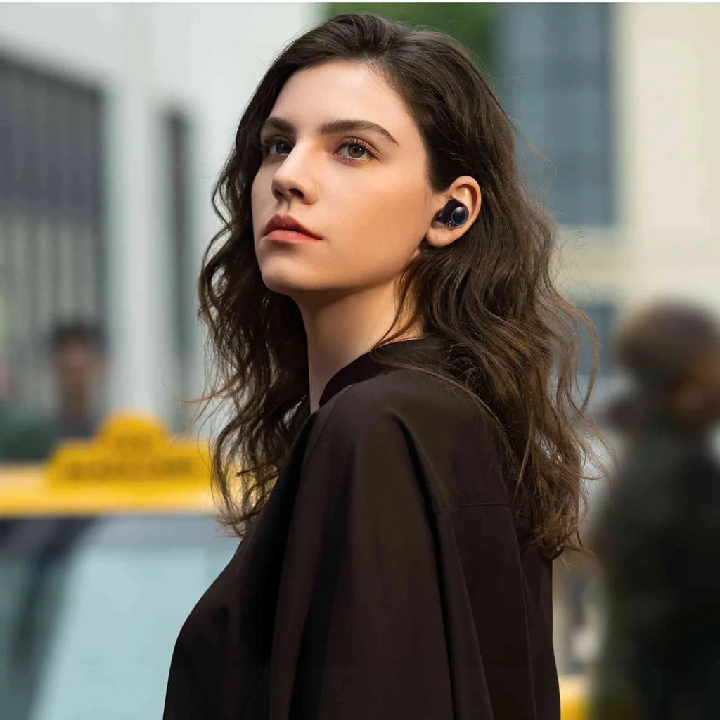 Plus (2020) 8 Bluetooth Resistance, Compatible 5.2 Bluetooth Connection, Bass liquid HD Earbuds + Wireless with Connect, Amazon Fire IPX5 Black, True Boost Charging Dual UrbanX Case, Balanced,