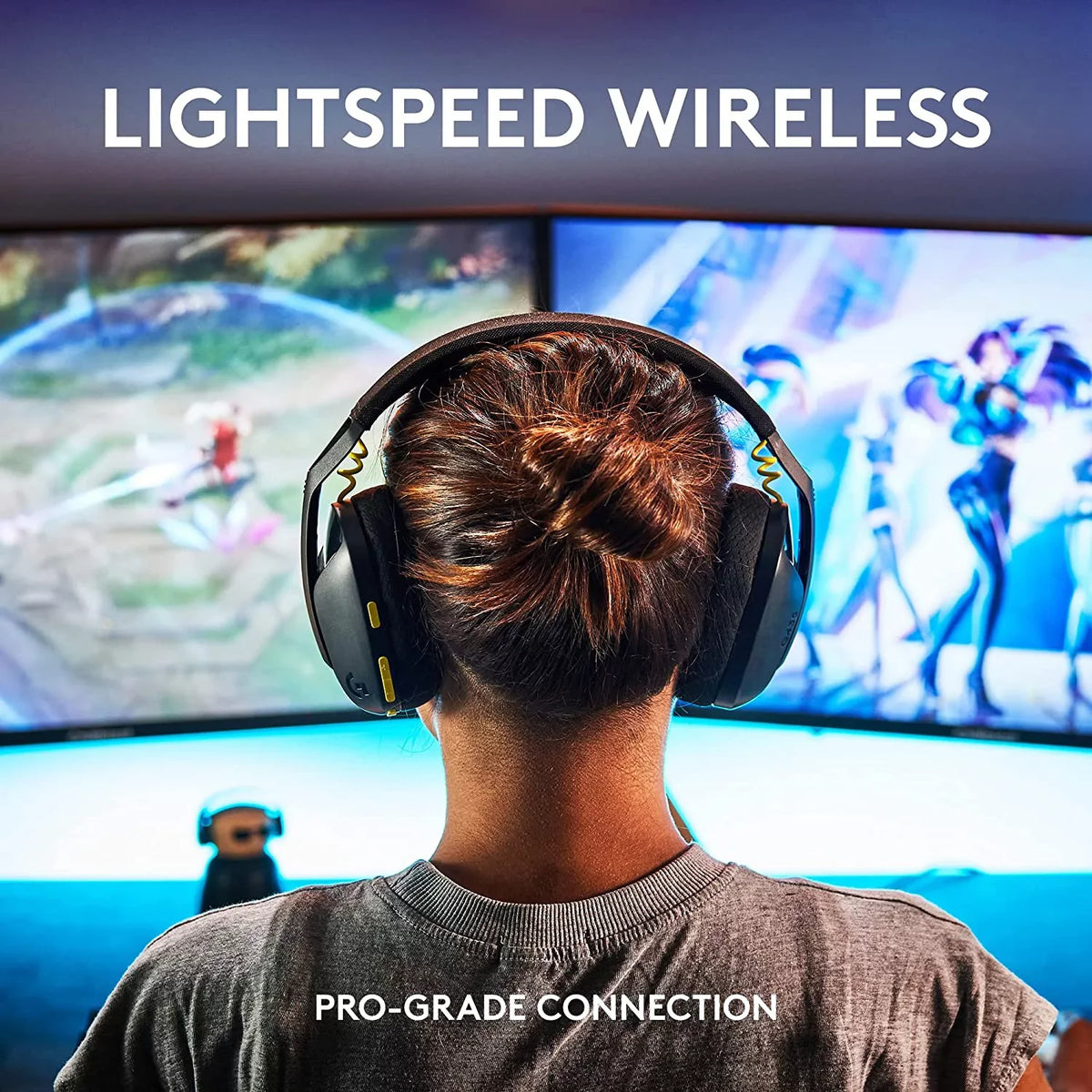 Headset Lightspeed Ps4, Compatible Switch, Gaming Pc, Wireless Lightweight Battery, Mobile Over-Ear G435 Ps5, Dolby And Headphones, Nintendo Built-In Logitech Bluetooth With Atmos, 18H Mics,