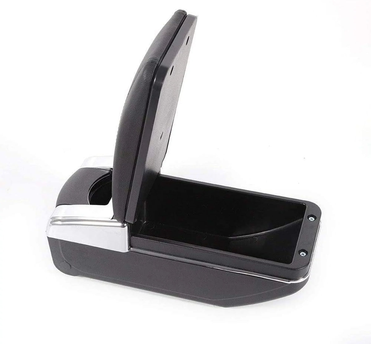 Leather Console Case Box WUZSTAR Armrest Storage Storage Automotive Holder Rotatable Cup Black