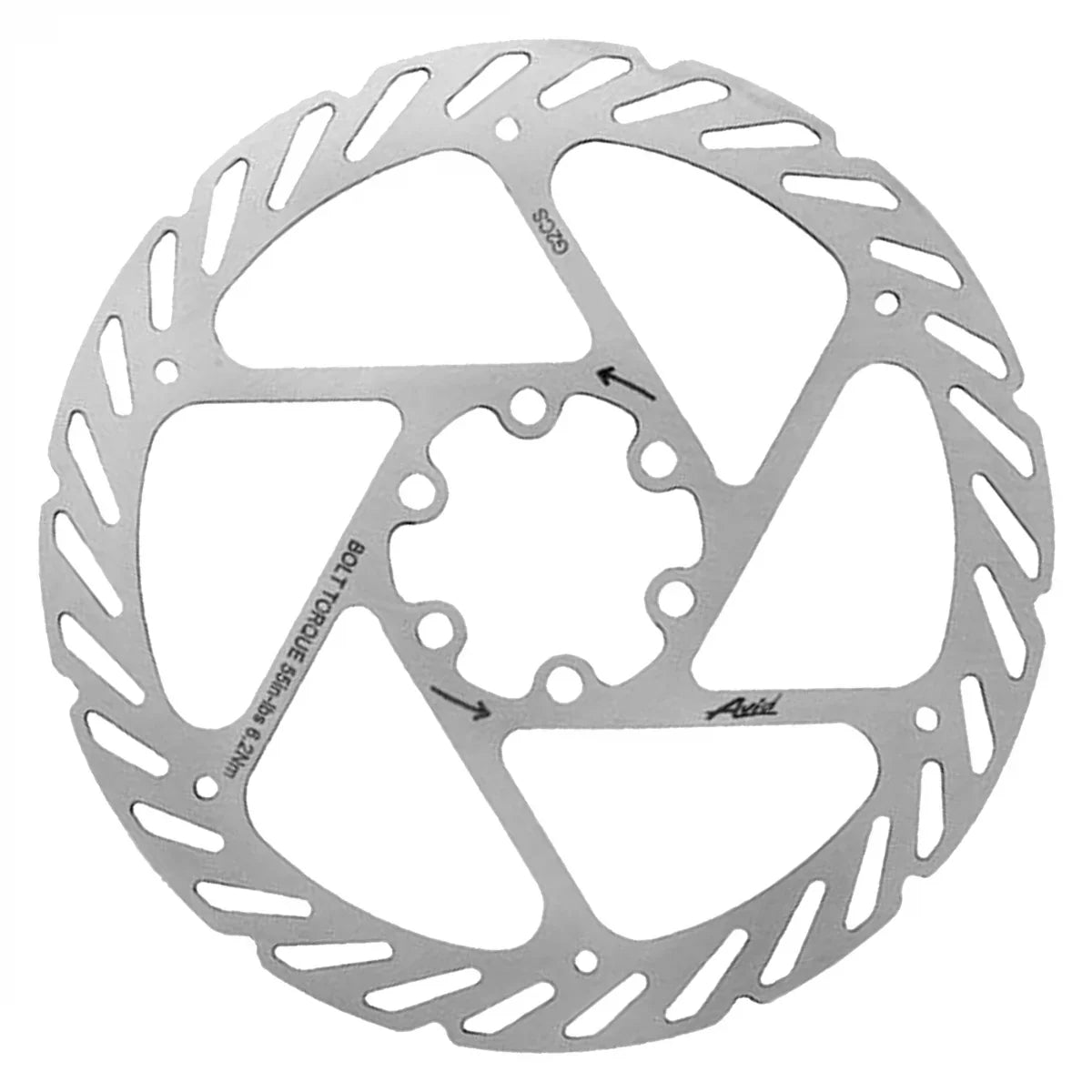 6-Bolt, Silver Rotor 160mm, - Avid Brake Disc G2 CleanSweep