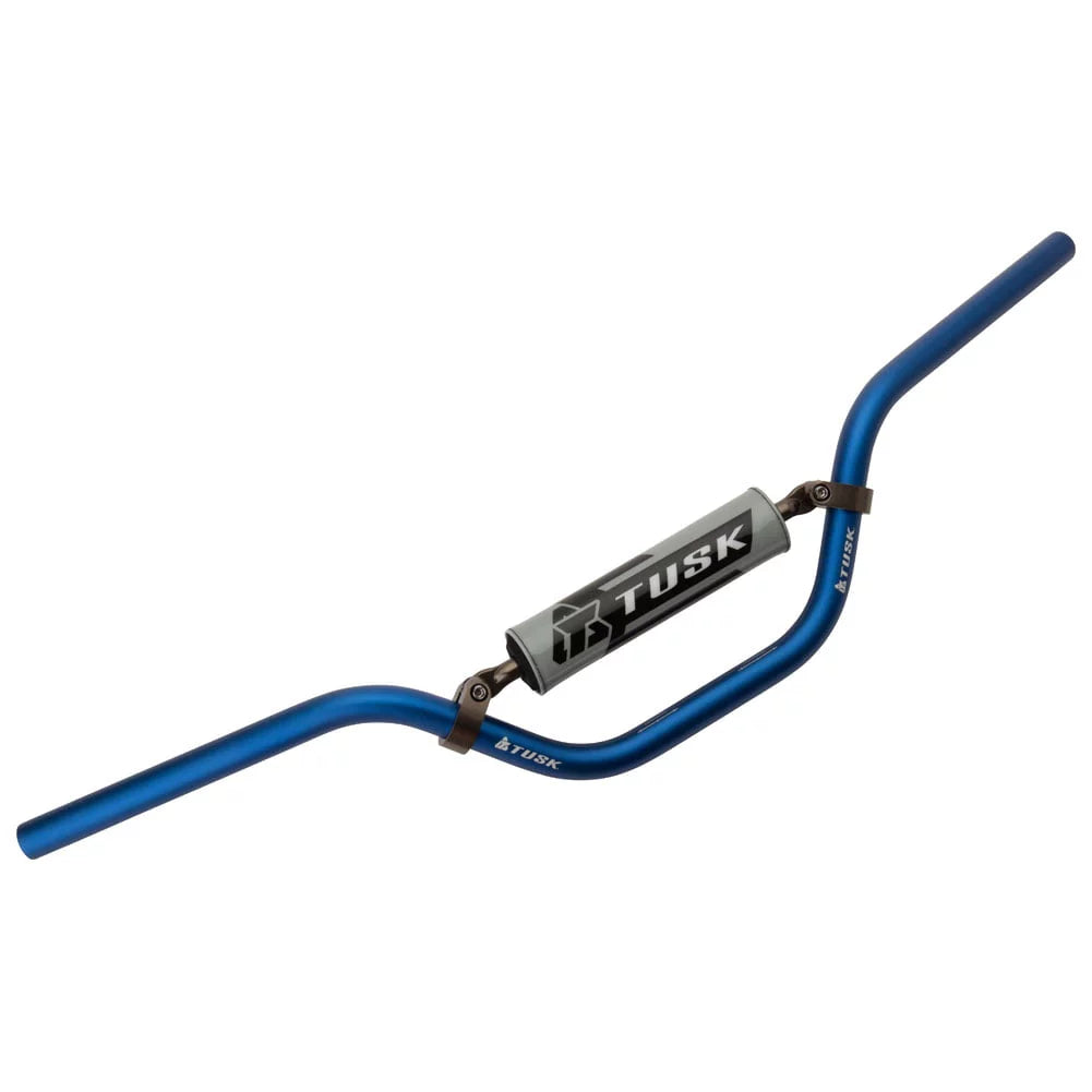 YZ T-10 Aluminum 2000 Bend LX4 Tusk For Silver Mini LEM 7/8" Handlebar