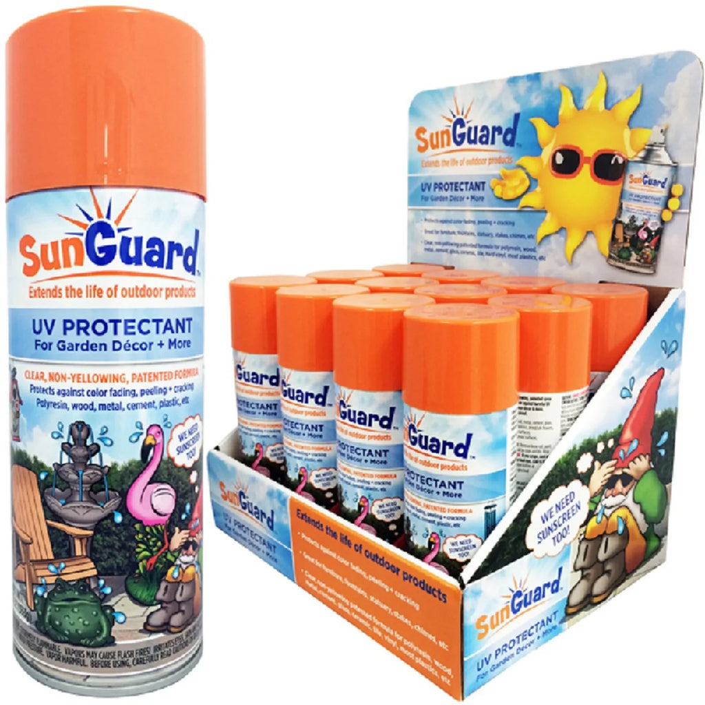 and & exterior Cracking Protectant SUNGUARD Peeling Fading Decor, for Spray More Prevents Furniture UV (6-Pack)