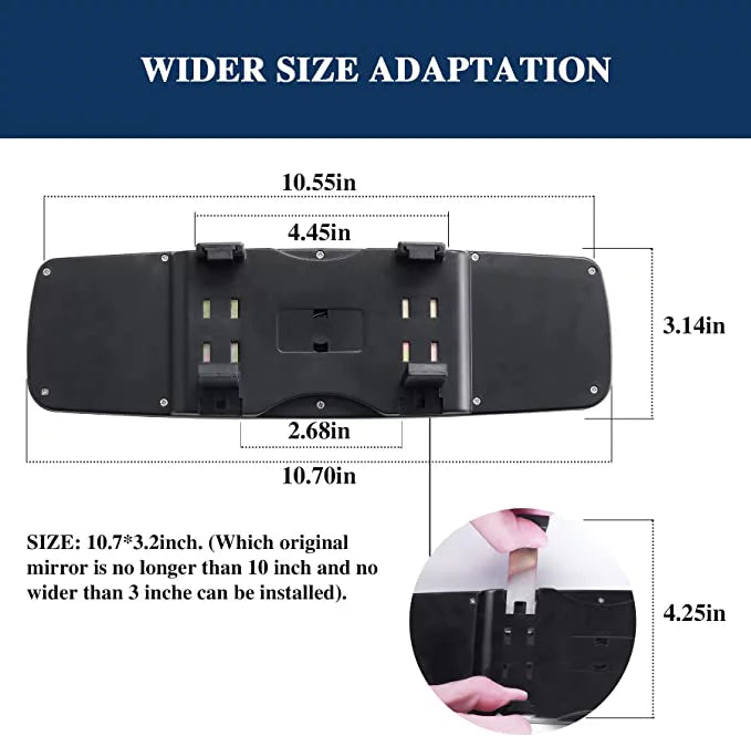 Bling and Car Car Interior View for Decorations Car HD Bling Rear Women Bling Rearview Mirror Accessories Glass, Mirror, Tee with