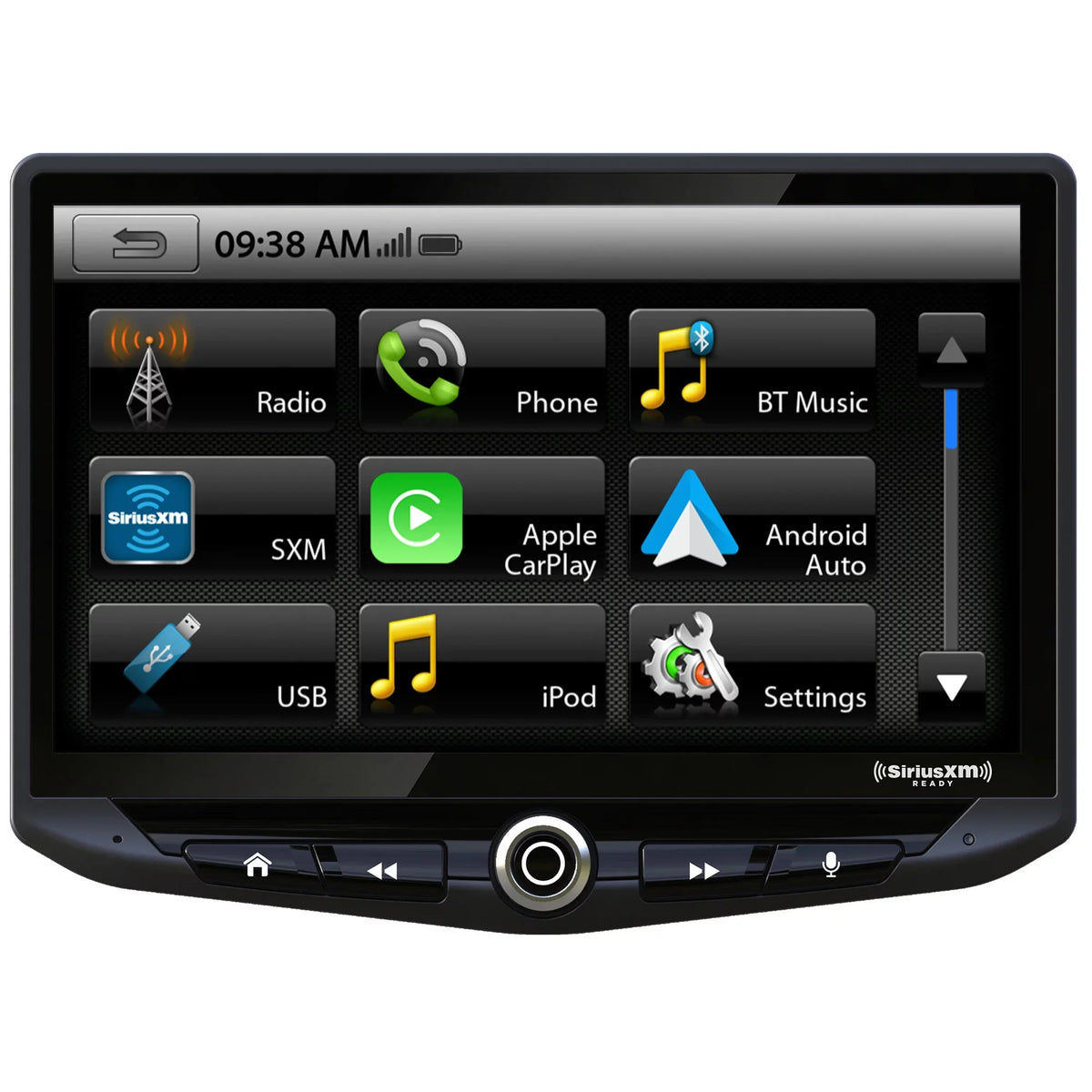 Tacoma Flush-Mount Toyota System SR-TAC16H Infotainment 16-21 In-dash 10" Dash Heigh10 with with compatible Stinger Kit