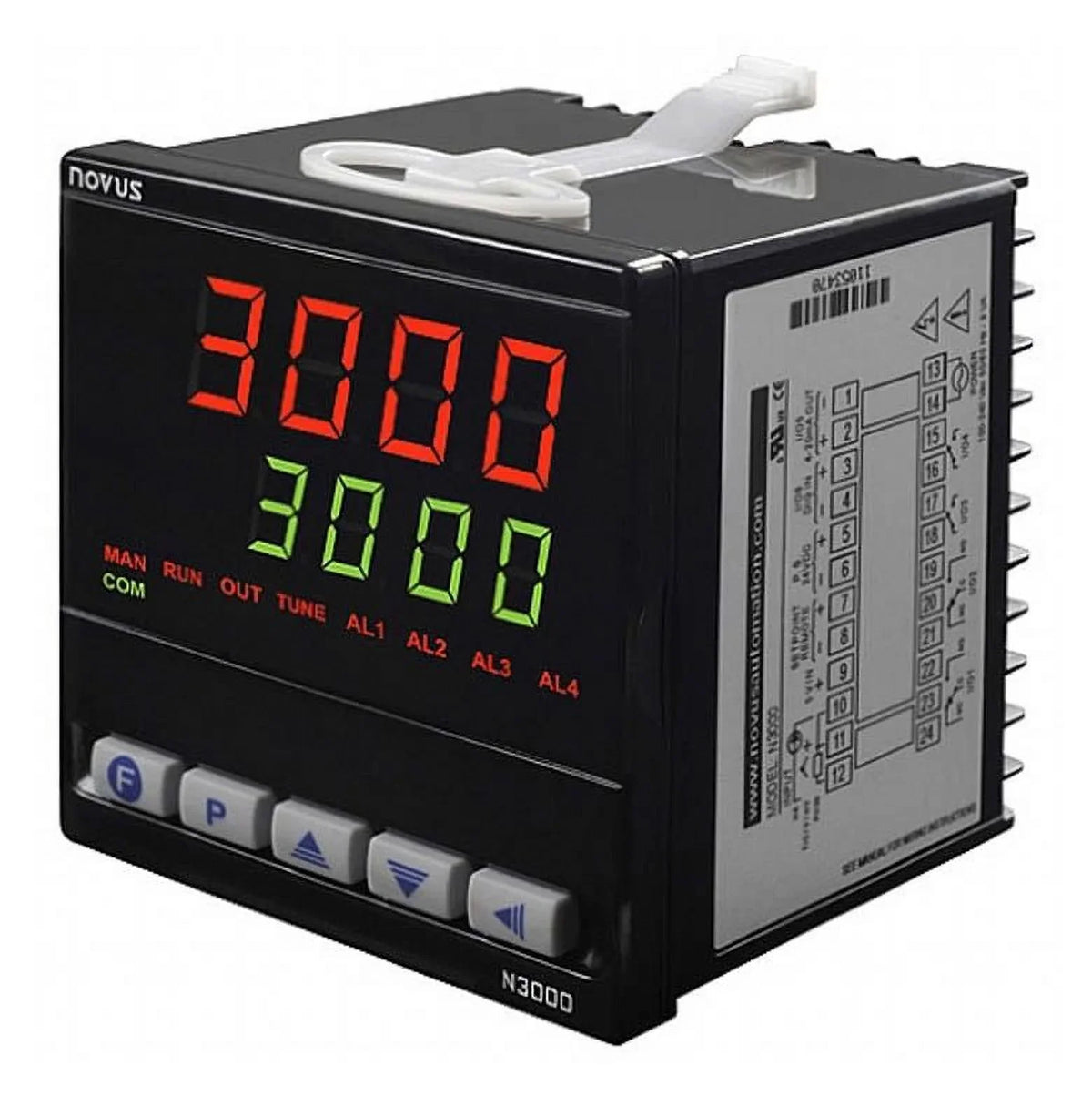 USB controller, 8300200220N3000 1/4 RS485 NOVUS 4 Process DIN relays,
