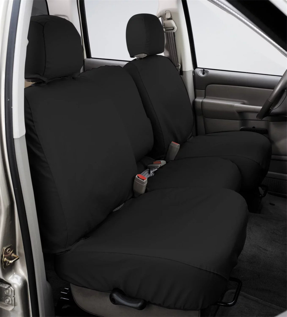 Seatsaver Second Fits 2015 select: Covercraft 2016-2018 F150, Row SUPER F150 Polycotton Charcoal CAB