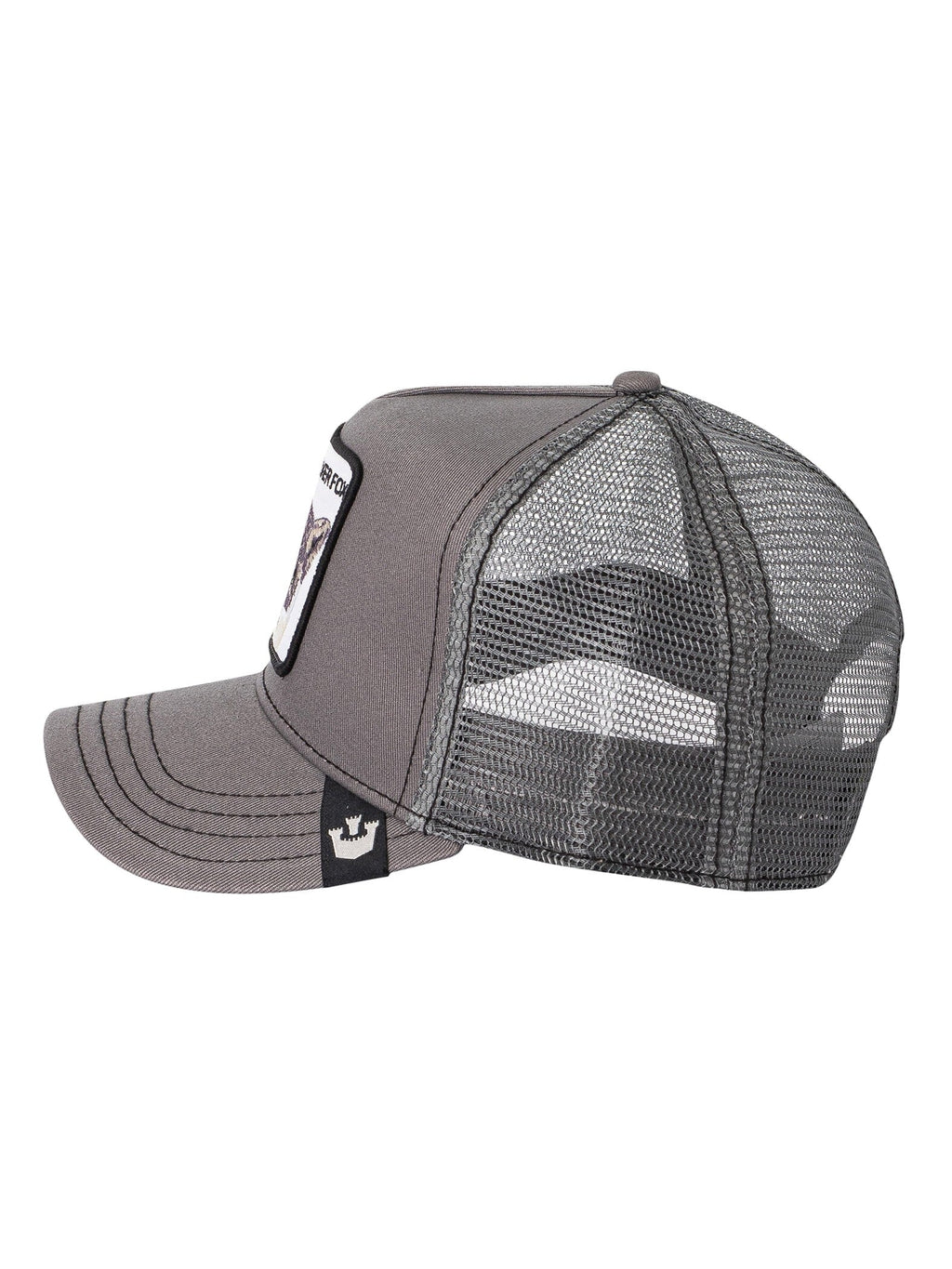 Silver The Fox Trucker Bros. Grey Goorin Cap,