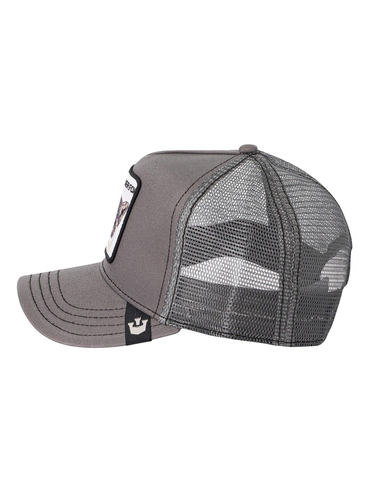 Silver The Fox Trucker Bros. Grey Goorin Cap,
