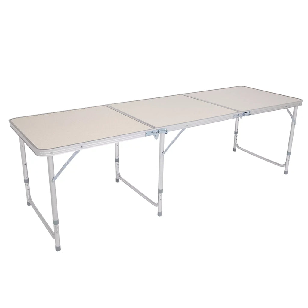 Aluminum Alloy White Table, Folding for Indoor, exterior Table